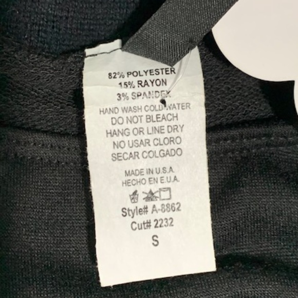 NWT Chill Out Black Crop Top - Picture 6 of 6